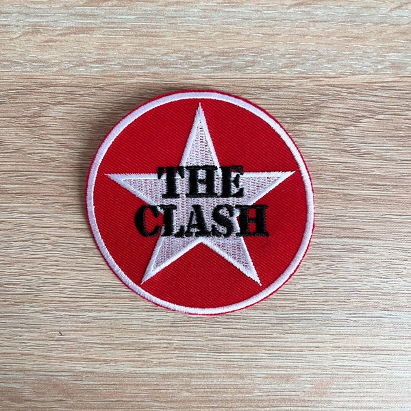 The Clash Patch / Punk Rock Music Patch / Sew Or Iron On Embroidered Patch / Music Patch For Jackets / Patch For Backpack