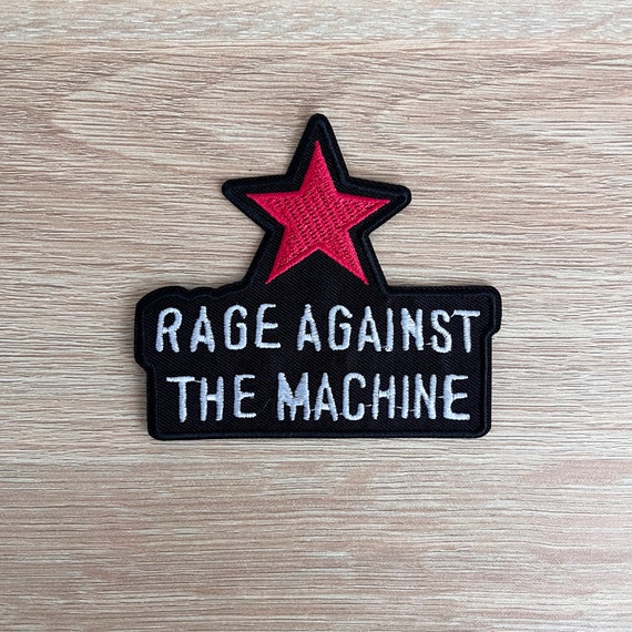 Rage Against The Machine Patch / Heavy Metal Rock Music Patch / Sew Or Iron On Embroidered Patch / Music Patch For Jackets Backpacks Beanies