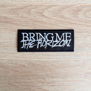 Bring Me The Horizon Patch / Rock Music Patch / Sew Or Iron On Embroidered Music Patch / Patch For Backpack, Jacket, Vest