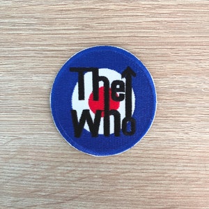 The Who Patch / Rock Music Patch / Sew Or Iron On Embroidered Patch / 1960s Music Patch / Patch For Jackets / Patch For Backpack