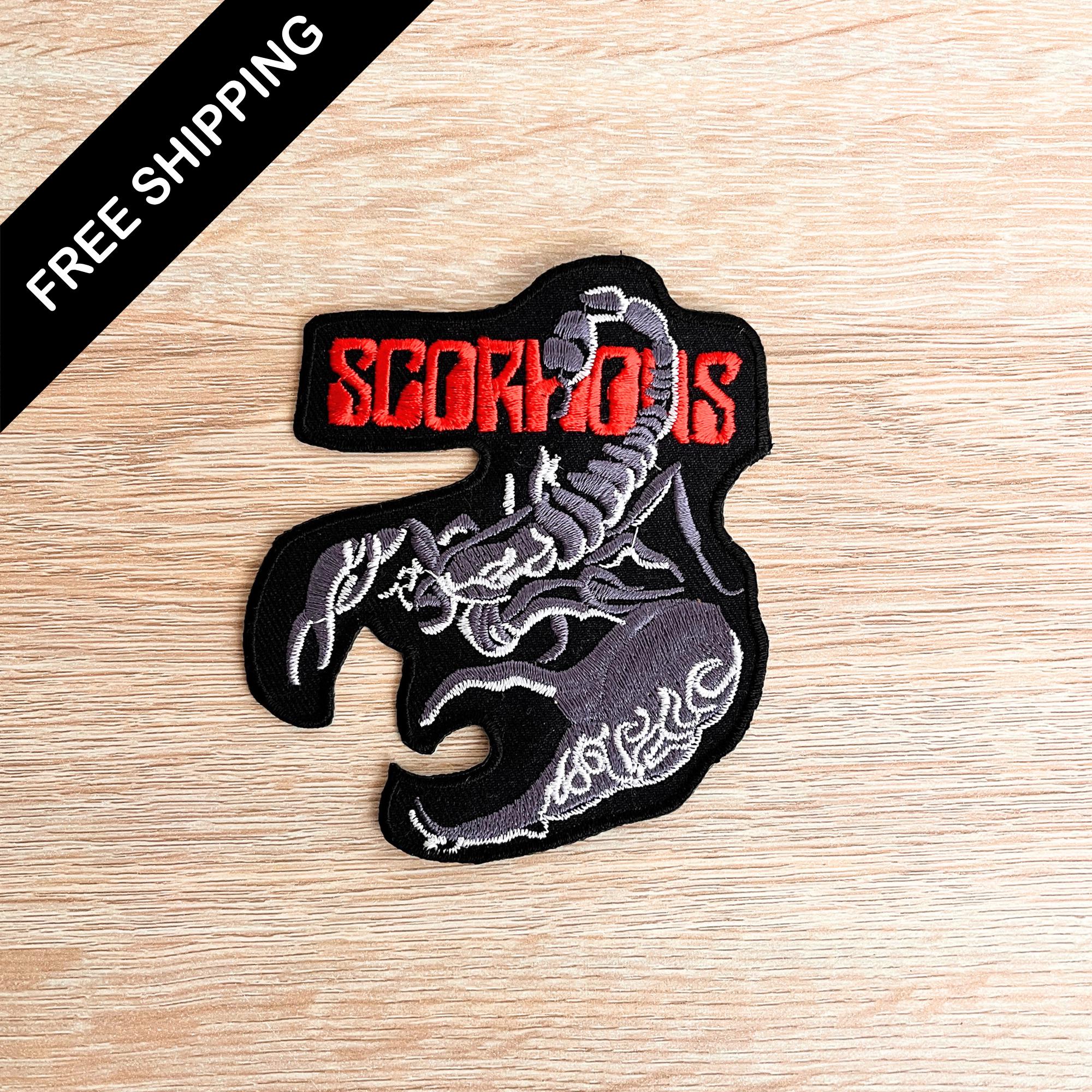 Scorpions Patch / Rock Music Patch / Sew or Iron on Embroidered Patch /  Heavy Metal Patch for Denim Jackets, Bags, Backpacks - Etsy, image size:2000x2000