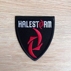 Halestorm Embroidered Patch: Heavy Metal Rock Music, Sew/Iron On