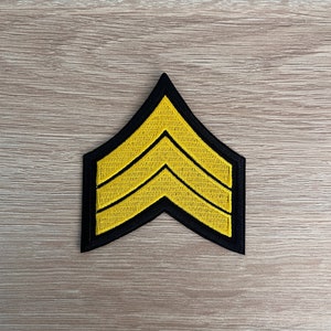 Sergeant velcro patches -  France