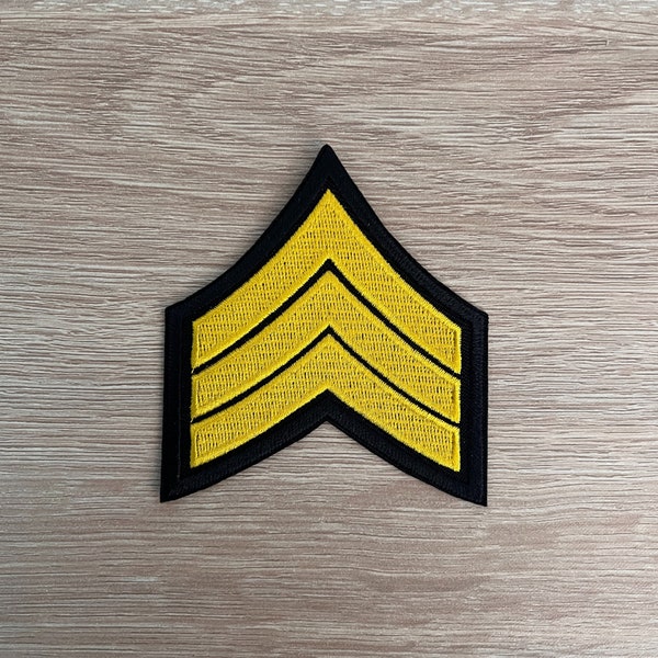 Army Sergeant Military Patch / US Military Motif Insignia Patch / Ijzer of naai de geborduurde patch / Patch voor jassen / Patch voor rugzakken