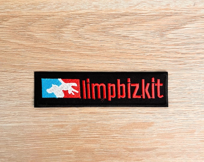 Limp Bizkit Patch / Rock Music Patch / Sew Or Iron On Embroidered Music Patch / Patch For Denim Jackets, Battle Vests, Beanies, Backpacks
