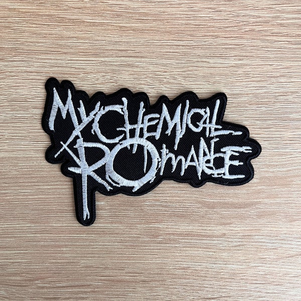 My Chemical Romance Patch / Rock Music Patch / Sew Or Iron On Embroidered Patch / Music Patch For Backpack Denim Jackets Hats And Bags