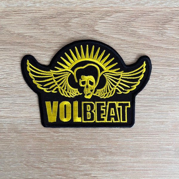 Volbeat Patch / Rock Music Patch / Heavy Metal Music / Sew Or Iron On Embroidered Patch / Patch For Denim Jackets, Vests, Beanies, Backpacks