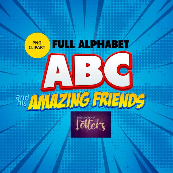Spidey and his amazing friends alphabet, spidey clipart, spiderman alphabet, great for spirdeman invitations and spiderman birthday