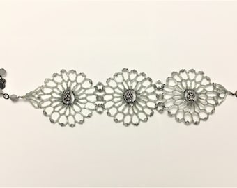GIORGIO ARMANI Vintage Beaded Flower Choker