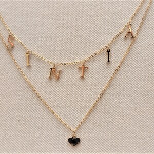 SINTIA (Loveable) Gold overlay Sterling Silver Necklace