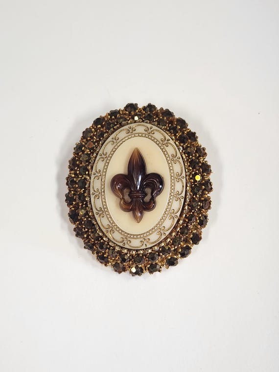 Alice Caviness Fleur De Lis Brooch