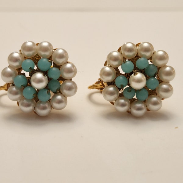 Vintage HOBE Clip Earrings