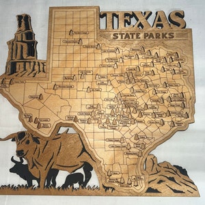 Texas State Park Map