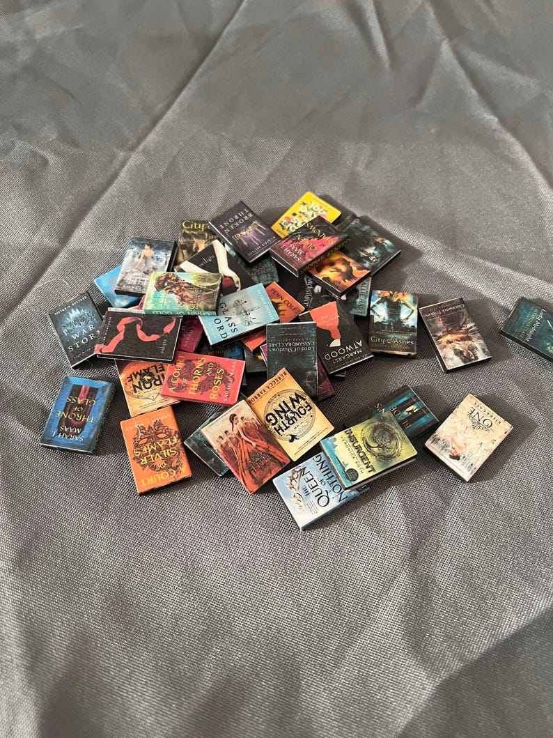 Custom Mini Books ONLY, Great for Kindle Reads, Mini Bookshelf, Mini Books, Customizable Bookshelf Decor, TBR List, Miniature Books, image 1