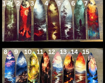 Bookmark Inserts for Cathedral Book Nook:  Bookmark Holder