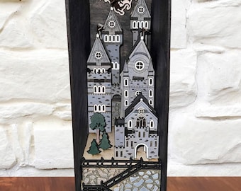 Book Nook Kit - Medieval Castle w/ Dragon