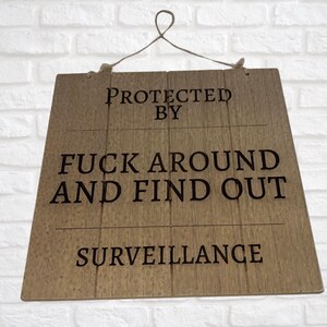 Protected by FAFO sign