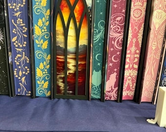 Cathedral Book Nook:  Bookmark Holder, Bookshelf Insert