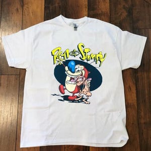 Funny The Ren and Stimpy Unisex T Shirt , Ren and Stimpy Comic Characters Shirt, Gift For Ren And Stimpy Lovers, For Birthdays