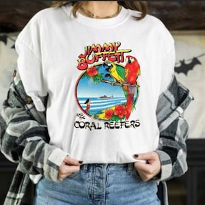 Jimmy Buffet And The Coral Reefers  funny  Unisex T Shirt, Jimmy Buffet Youth, Toddler  Funny Shirt, Jimmy Buffet Shirt For Men, Women