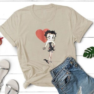Betty Boop Pin Up Rockabilly Unisex T shirt