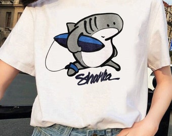 Sharka Surf Unisex Tee, Shark Play Surf Shirt, Funny Shark T shirt,