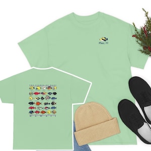 Reef Trigger Fish Humuhumu Nukunuku Apuaa Maui Hi Shirt, Fishes of Maui HAWAII Shirt, Maui Hi Fish, Type Of Fish shirt, Cute Fish Shirt