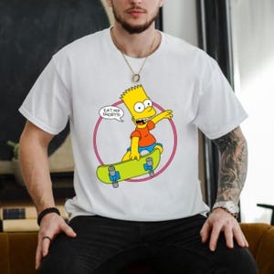 Eat My Shorts Bart Simpson Funny Unisex T Shirt, Funny  Simpson T Shirt, Youth And Toddler, Sweatshirt, Hoodie, For Men Women