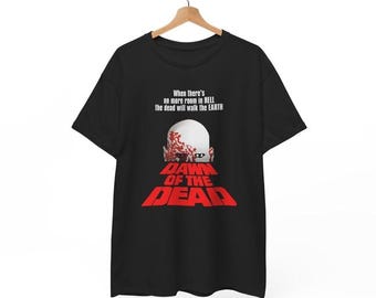Dawn of the Dead Vintage Zombie Graphic T-Shirt — Halloween Tee for Men, Women, & Kids