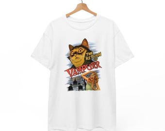 Black Cat and The Return Of Vampurr Horror Unisex  T Shirt