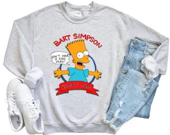 Bart Simpson Radical Dude, Don't Have A Cow Sweatshirt, Christmas Funny Sweatshirt, Hoodie and Long Sleeve, Gift For Men Women,