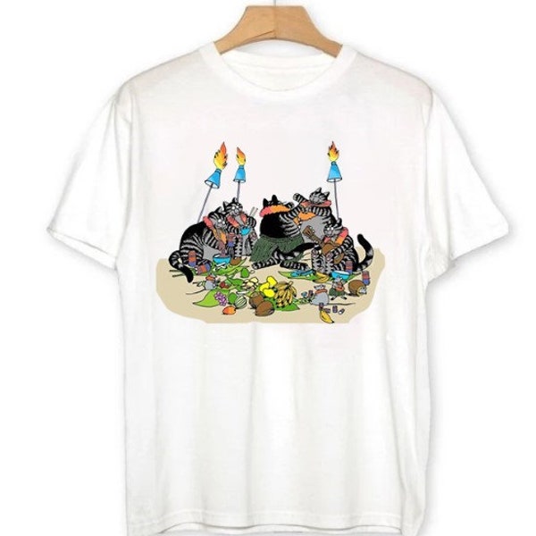 Hula Festival In Hawaii Funny Unisex T Shirt , Gift For Cat Lovers, For Birthdays, Anniversaries