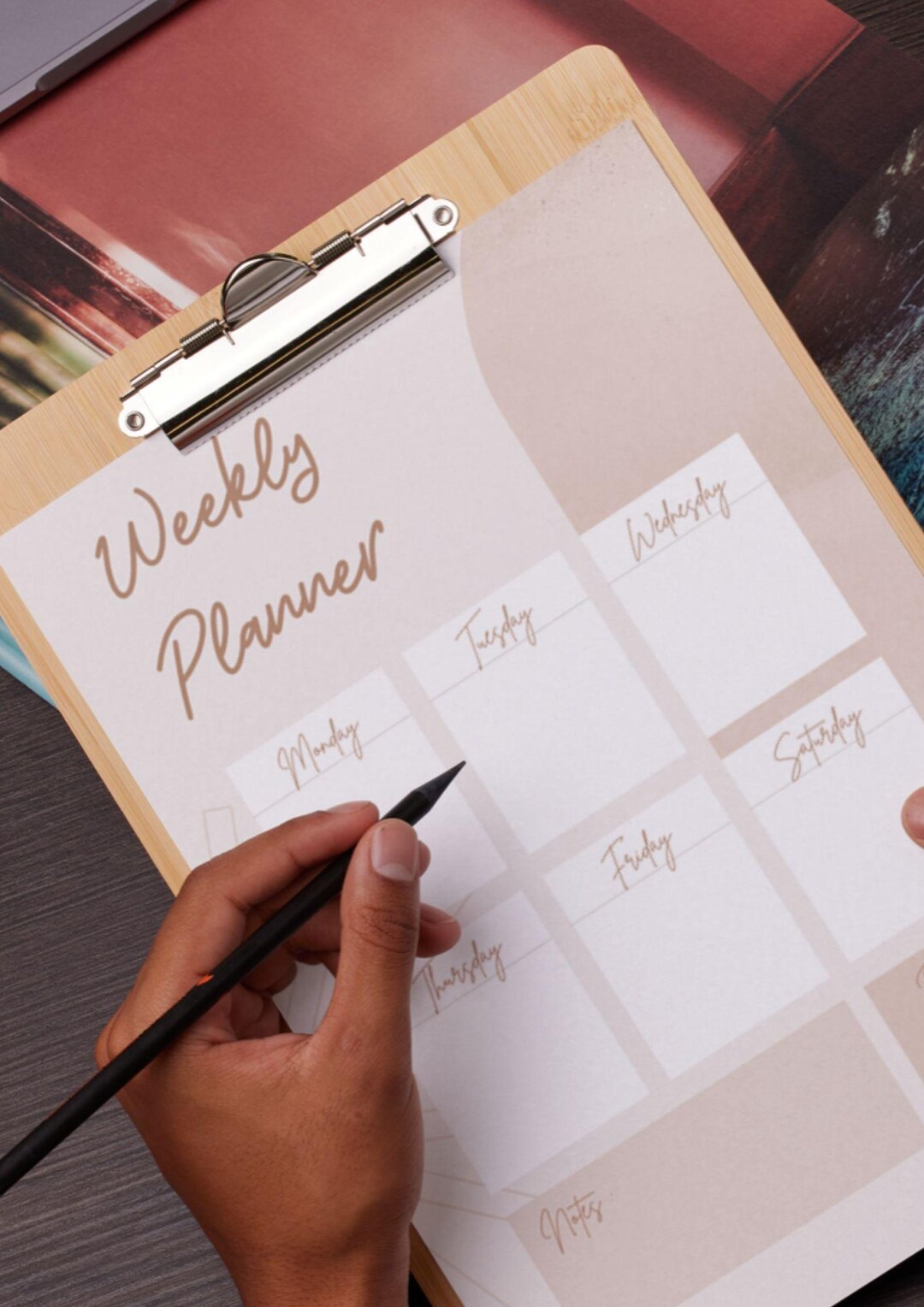Weekly Tasks Image Weekly Planner | Organised Task List | Template Planner (digital ...