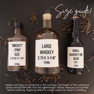 Groomsmen proposal whiskey label, will you be my groomsman label, groomsmen gift, best man gift, usher proposal gift, wedding label afbeelding 3