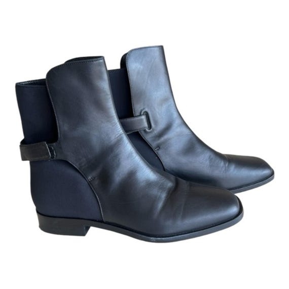 Via Spiga Vaughan Black Leather Boots Size 7M