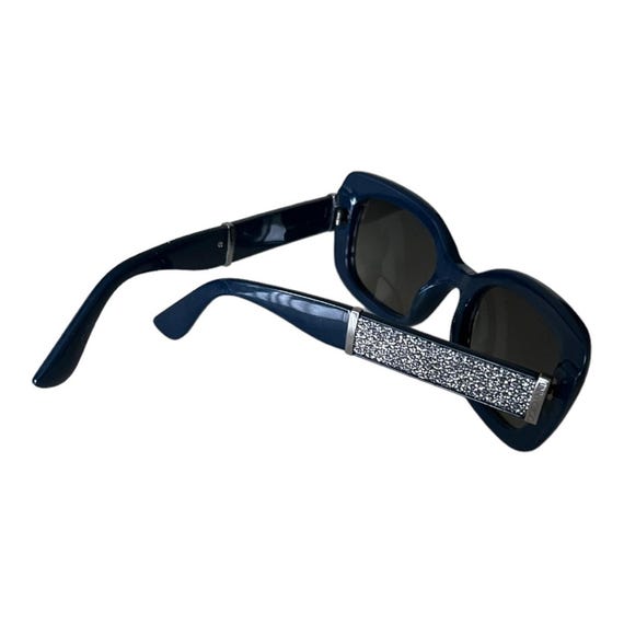 New Jimmy Choo Blue sparkle sunglasses Jimmy Choo JC5004 M (55 - 15) with Blue lenses and Blue  main image 4