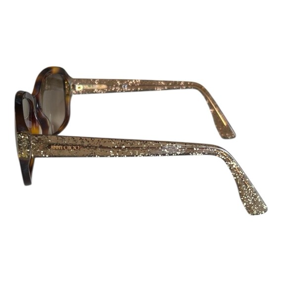 Jimmy Choo Brown Gradient Rectangular Sunglasses - image 3