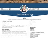 Printable Customizable Professional Resume Word Template
