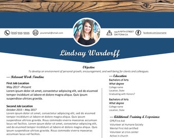Printable Customizable Professional Resume Word Template