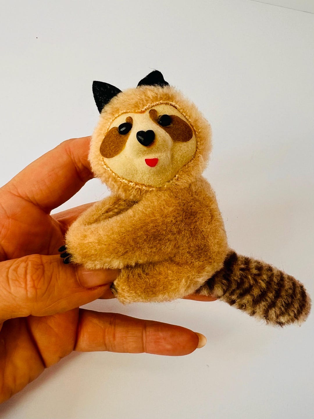 Wrist Rascal Toy Vintage 1980s Rascal Raccoon Pencil Hugger | Clip-on Miniature Toy - Etsy