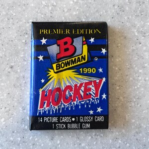 1990 Bowman Hockey Wax Packs - Vintage Hockey cards