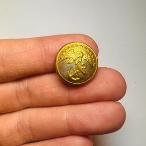 Antique Horstman Philadelphia American Eagle US Marine Button