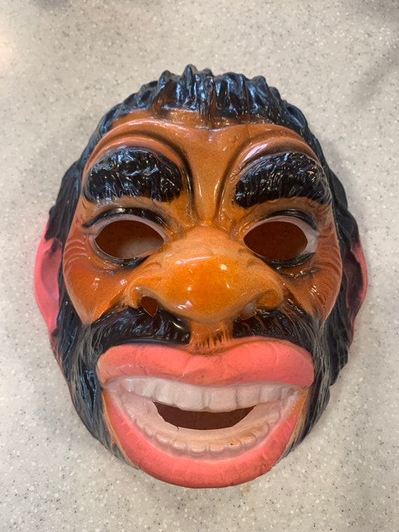 1978 Vintage Caveman Ben Cooper Halloween mask