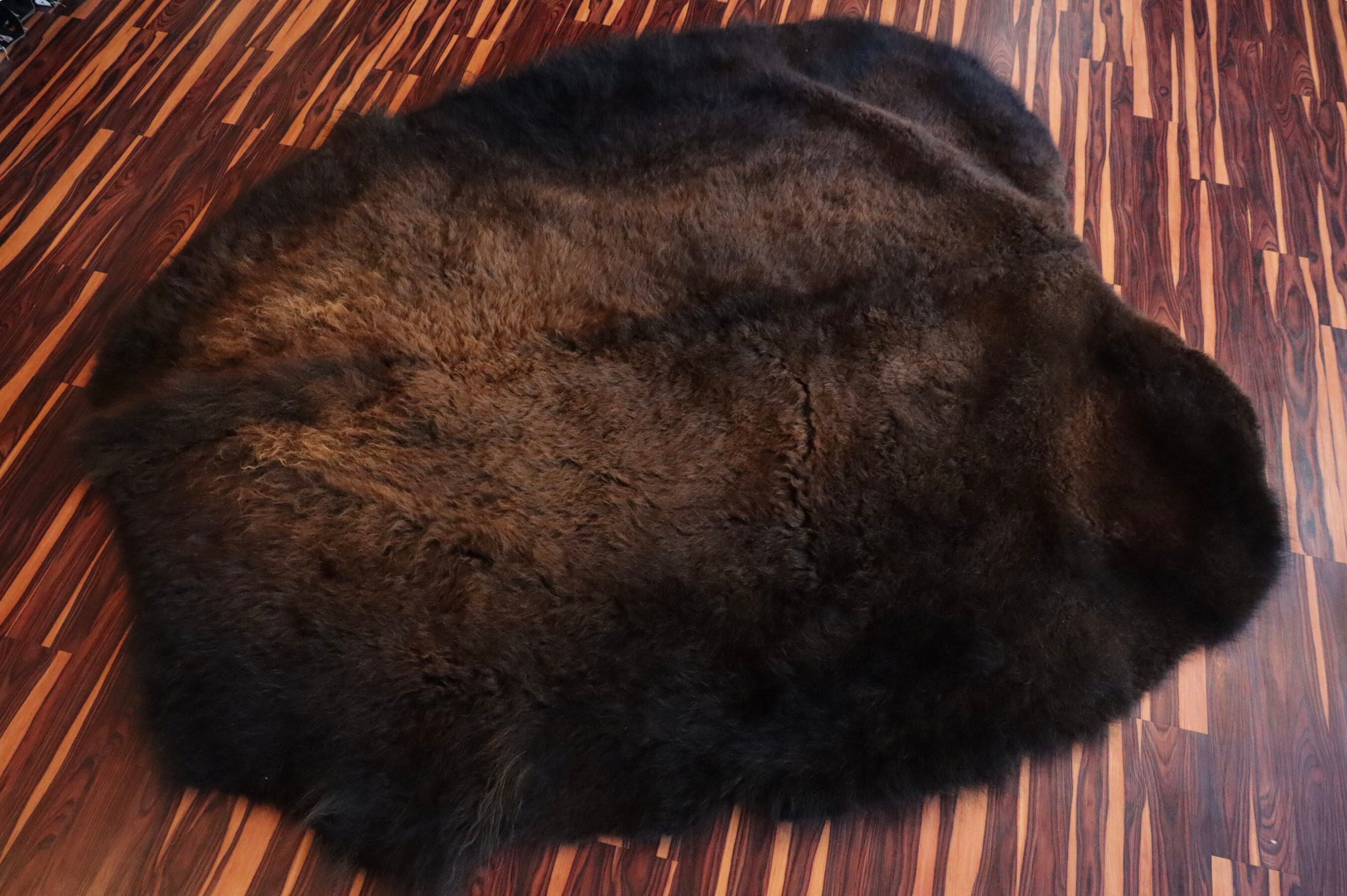 Buffalo Rug Traditionally Brain Tanned & Smoked LARGE Etsy Canada