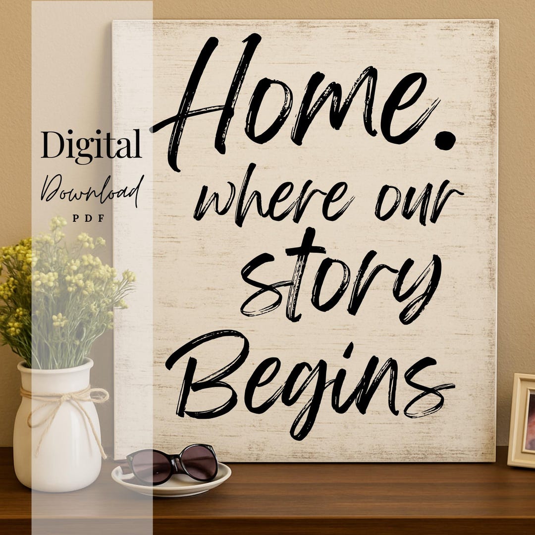 Printable Wall Art Home Decor Digital Download PDF File - Etsy