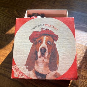 Vintage Springbok Mini Puzzle -  1985 I Spell Relief Rolxtmk - Dog -  70 pieces