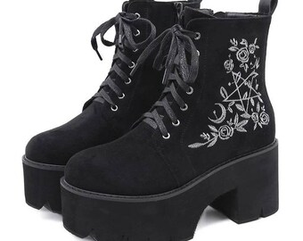 Gothic Boots - Etsy