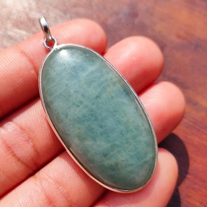 Aquamarine Pendant, Women Pendant, 925 Sterling Silver Pendant, Handmade Pendant, Natural Gemstone, Boho Pendant, Aquamarine Necklace, Gifts