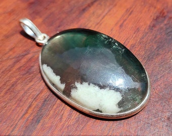 Fluorite Pendant 925 Sterling Silver Pendant Fluorite Gemstone Pendant Handmade Silver Gemstone Jewelry Fluorite Pendant For Necklaces Women