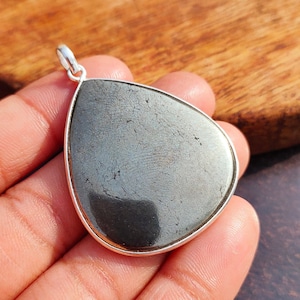 Golden Apache Pyrite Pendant, 925 Sterling Silver Pendant, Golden Apache Pyrite Gemstone Pendant Jewelry, Handmade Jewelry, Wedding Gift